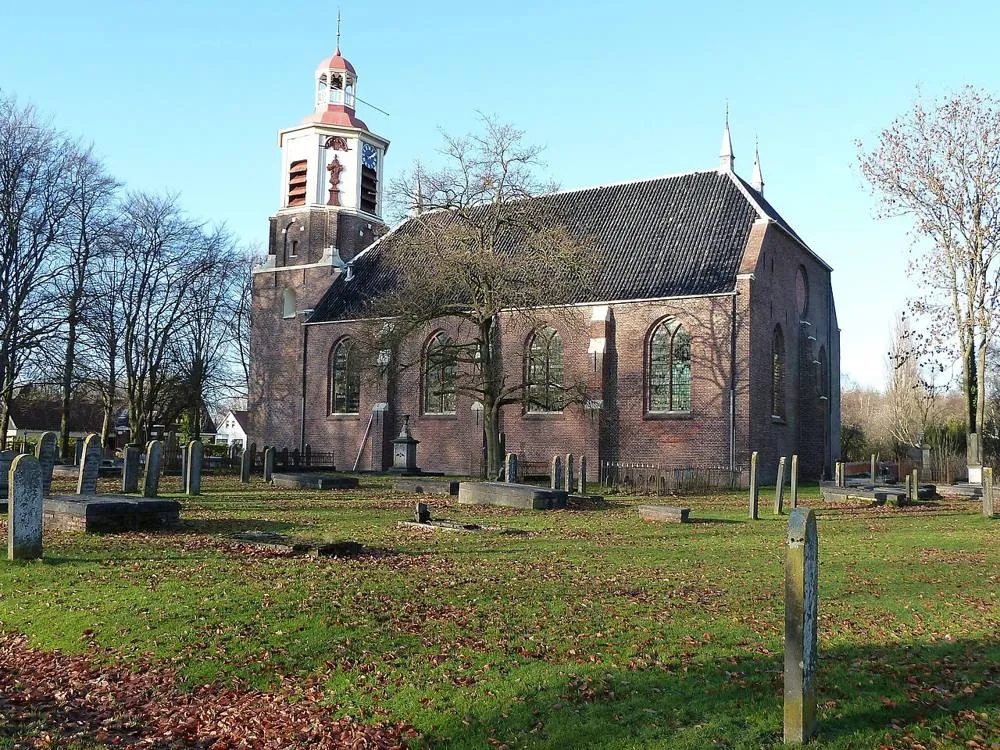 Midwolda: Midwolda - kerk - achterzijde
